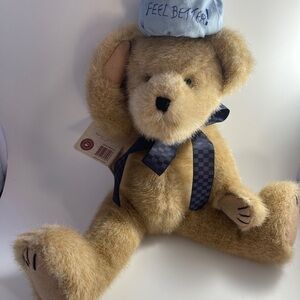 Bear Collection Feel Better Boyd’s Head Bean 15” NEW